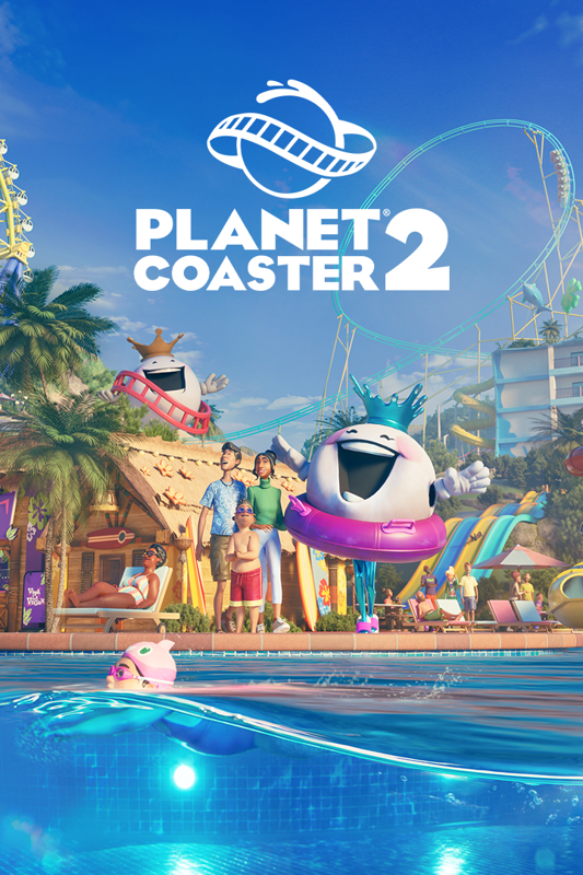 Cover art or packaging material from Planet Coaster 2 (2024)