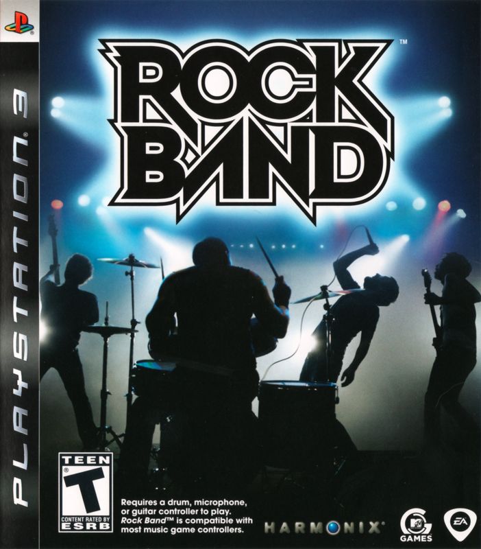 Cover art or packaging material from Rock Band (2007)