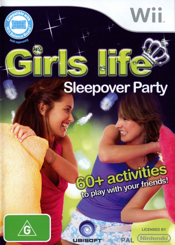 Cover art or packaging material from Sleepover Party (2010)