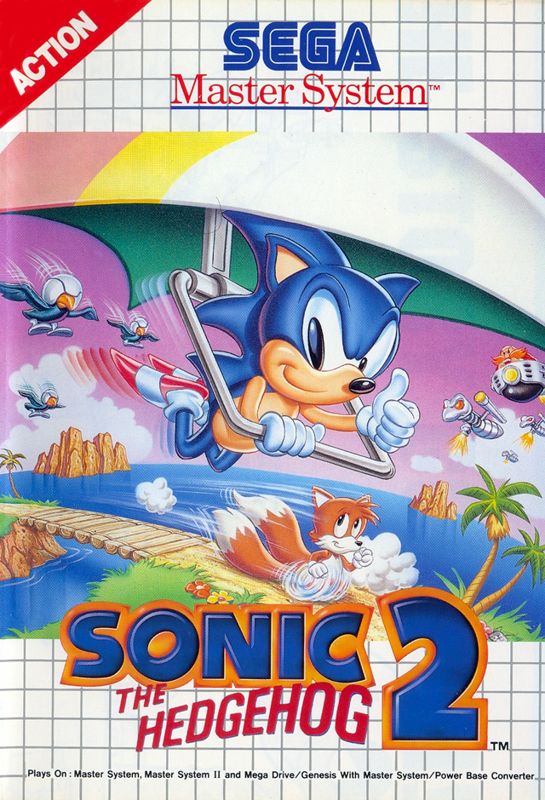 Cover art or packaging material from Sonic the Hedgehog 2 (1992)