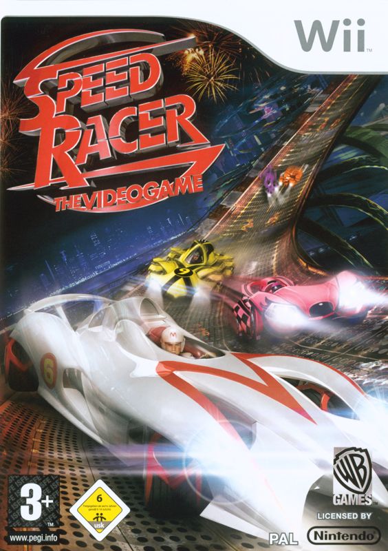 Cover art or packaging material from Speed Racer: The Videogame (2008)