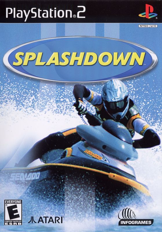 Cover art or packaging material from Splashdown (2001)
