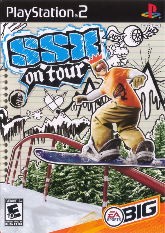 Cover art or packaging material from SSX on Tour (2005)