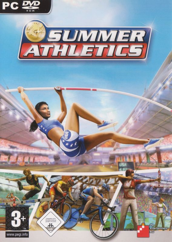 Cover art or packaging material from Summer Athletics: The Ultimate Challenge (2008)