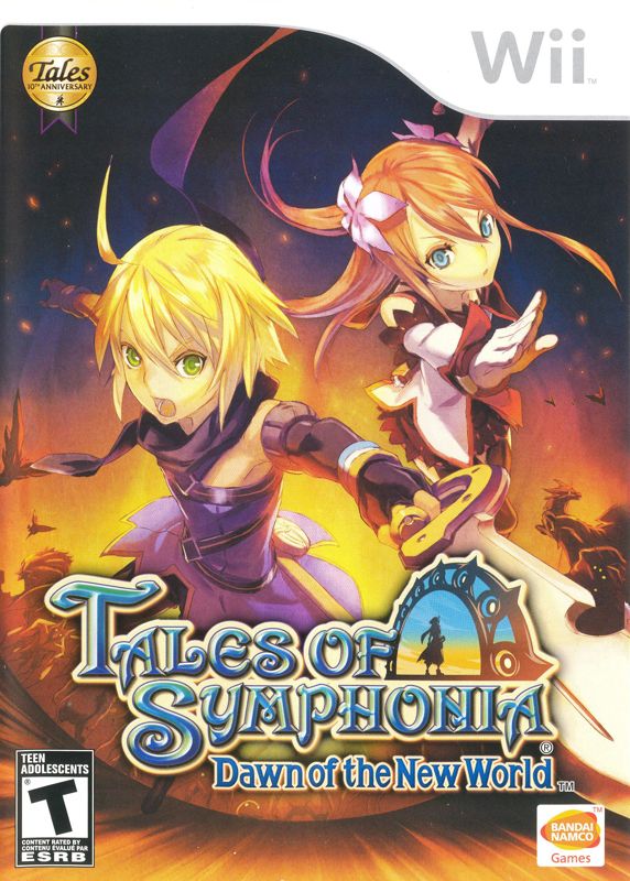 Cover art or packaging material from Tales of Symphonia: Dawn of the New World (2008)