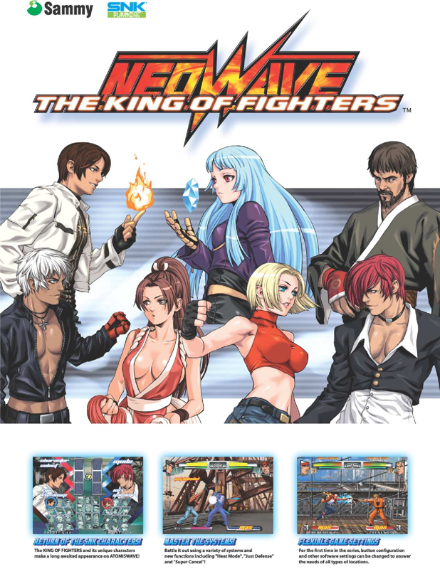 Cover art or packaging material from The King of Fighters: Neowave (2004)