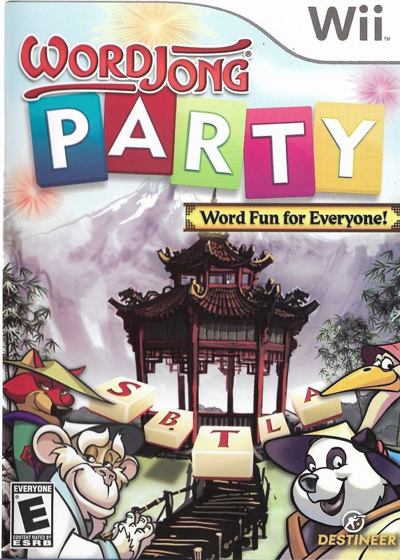 Cover art or packaging material from WordJong Party (2008)