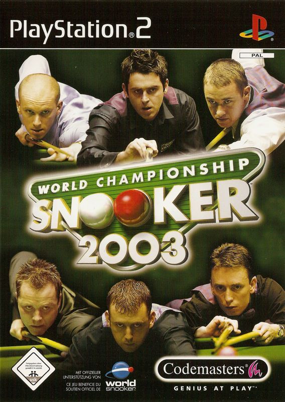 Cover art or packaging material from World Championship Snooker 2003 (2003)