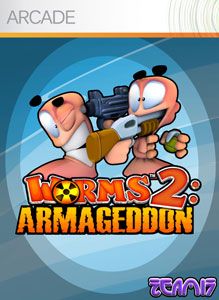 Cover art or packaging material from Worms 2: Armageddon (2009)