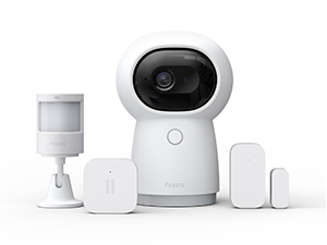 Aqara 2K Indoor Security Camera Hub G3, 360° Pan & Tilt Smart Cam | WiFi Security Camera for Baby & Pet, AI Facial & Gesture Recognition, Infrared Remote, Compatible with HomeKit Alexa IFTTT — product image