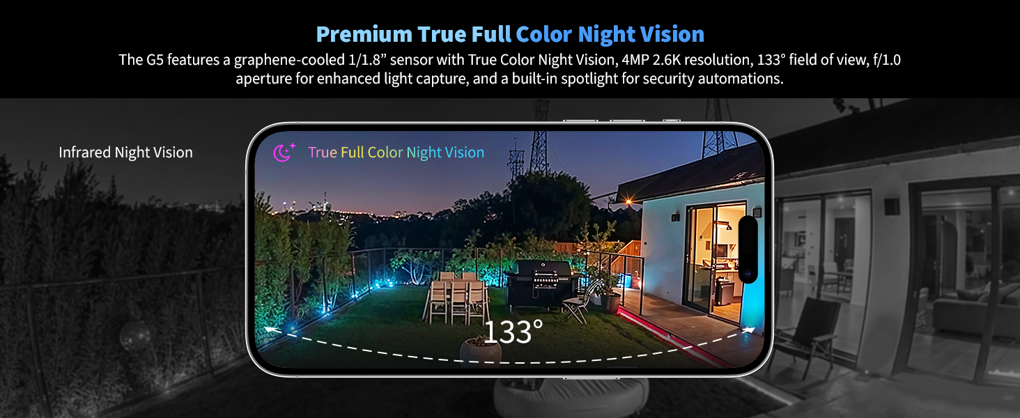 Aqara 4MP Camera Hub G5 Pro WiFi, True Color Night Vision Security Camera Outdoor, 2.4/5Ghz WiFi, HomeKit Secure Video, Thread Border Router, Local Detection, Thread/Zigbee, Supports Alexa,Google Home — product image