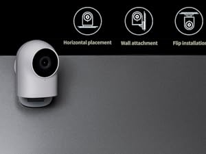 Aqara Security Camera Hub Indoor G2H Pro, 1080p HD HomeKit Secure Video Indoor Camera, Night Vision, Two-Way Audio, Zigbee Hub, Plug-in Cam Works with Alexa, Homekit, Compatible with Google Assistant | WiFi Camera for Baby & Pet, HomeKit Secure Video, Night Vision, Two-Way Audio, Plug-In, Compatible with Alexa Google — product image