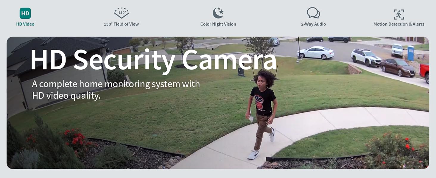 Arlo Essential Security Cameras Wireless Outdoor 1080p HD (2nd Gen, 2023 Release) - Battery Power, Person Recognition, Package Detection, Animated Preview, 1-Month Trial of Secure Plan, 1 Cam, White — product image