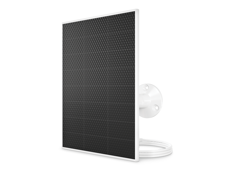Arlo Solar Panel Charger (Black), Arlo Certified Accessory, Weather Resistant, Easy Install (2025 Released), Works with: Essential Series, Go 2, Pro 3/4/5S/6/6 XL, Ultra Series, Wireless Floodlights — product image