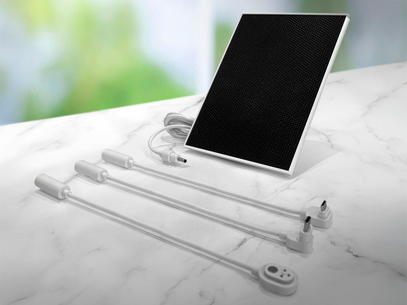 Arlo Solar Panel Charger (Black), Arlo Certified Accessory, Weather Resistant, Easy Install (2025 Released), Works with: Essential Series, Go 2, Pro 3/4/5S/6/6 XL, Ultra Series, Wireless Floodlights — product image
