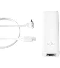 Arlo Solar Panel Charger (White), Arlo Certified Accessory, Weather Resistant, Easy Install (2025 Released), Works with: Essential Series, Go 2, Pro 3/4/5S/6/6 XL, Ultra Series, Wireless Floodlights — product image