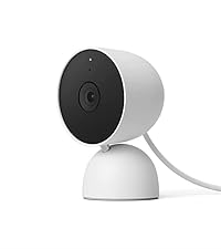 Google Nest Cam Outdoor or Indoor, Battery - 2nd Generation - 2 Count (Pack of 1) | Home security camera, built-in intelligent alerts, 1080p HDR video, works with Google Home and Alexa — product image