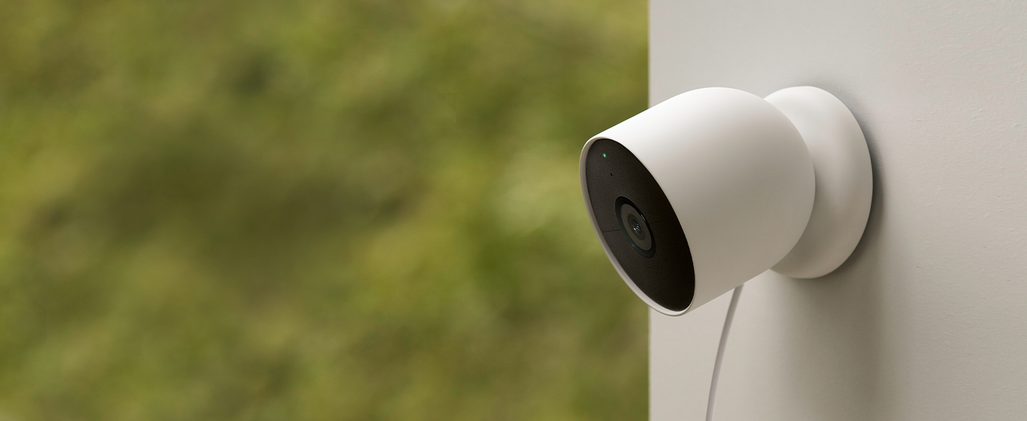 Google Nest Cam Outdoor or Indoor, Battery - 2nd Generation - 2 Count (Pack of 1) | Home security camera, built-in intelligent alerts, 1080p HDR video, works with Google Home and Alexa — product image