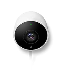 Google Nest Cam with Floodlight - Outdoor Camera - Floodlight Security Camera, White, 1 Count (Pack of 1) | Outdoor camera, camera with customizable floodlight, 1080 HDR video, night vision, 180° motion detection, Google Home app — product image
