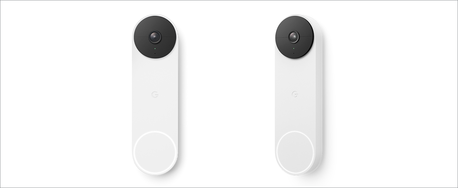 Google Nest Doorbell (Battery) - Ivy | 6x digital zoom video doorbell, HD, 24/7 live view, Night vision, HDR, works with Google Home & Gemini — product image