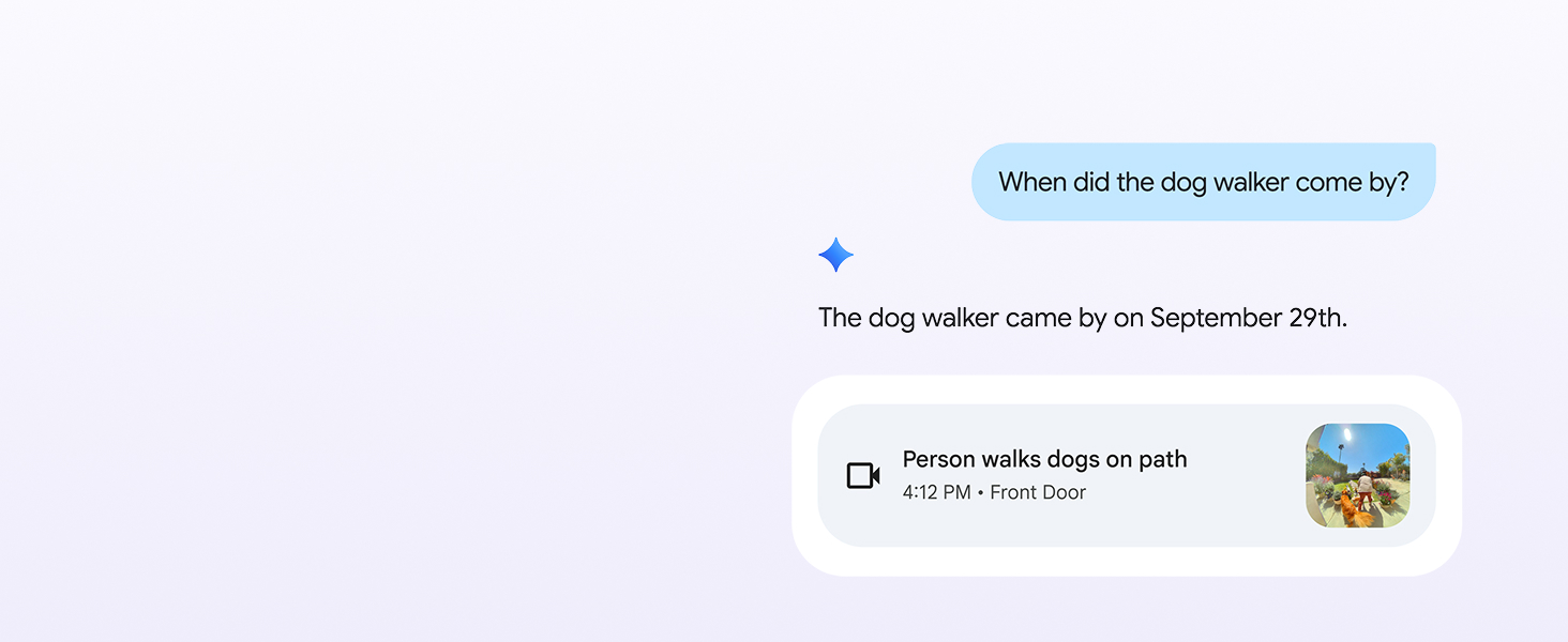 Google Nest Doorbell (Wired, 3rd Gen) - 2K Video, Live View - 2025 - Snow | Video doorbell, 2K HDR, intelligent alerts, color night vision, 2-way audio, works with Google Home & Gemini — product image