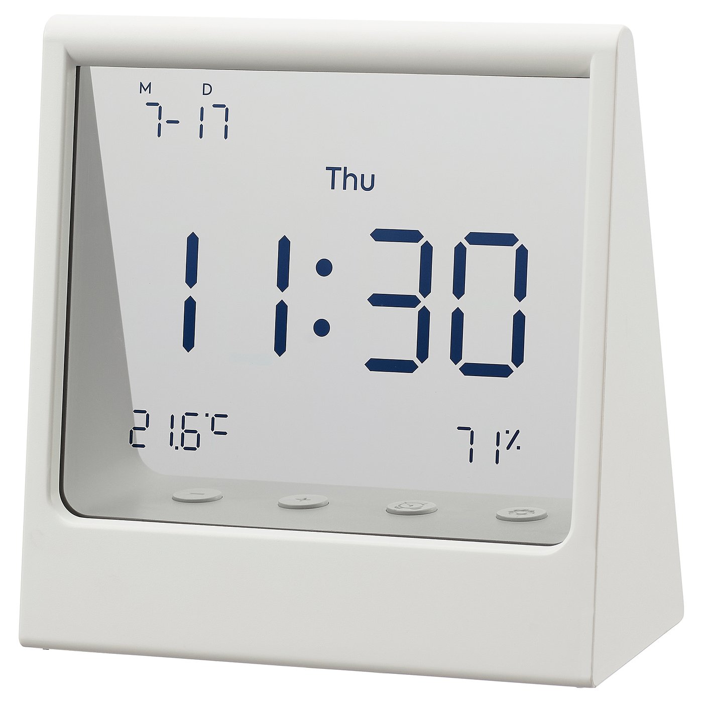 RÖDBENA Alarm clock with hygro-/thermometer 4x4 ¼x2 "
