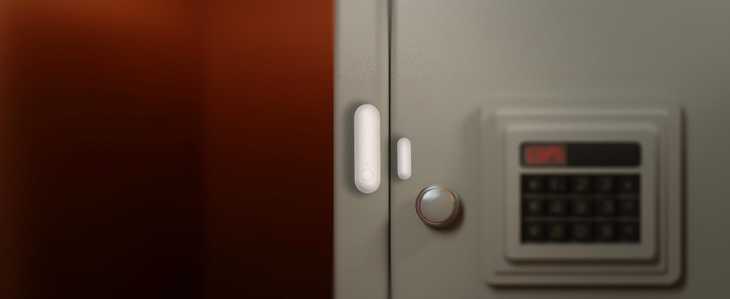 Aqara Door and Window Sensor P2, Matter Over Thread, Requires Thread Border Router, Contact Sensor with Remote Alarm and Local Automation, Supports Apple Home, Google Home, Alexa — product image