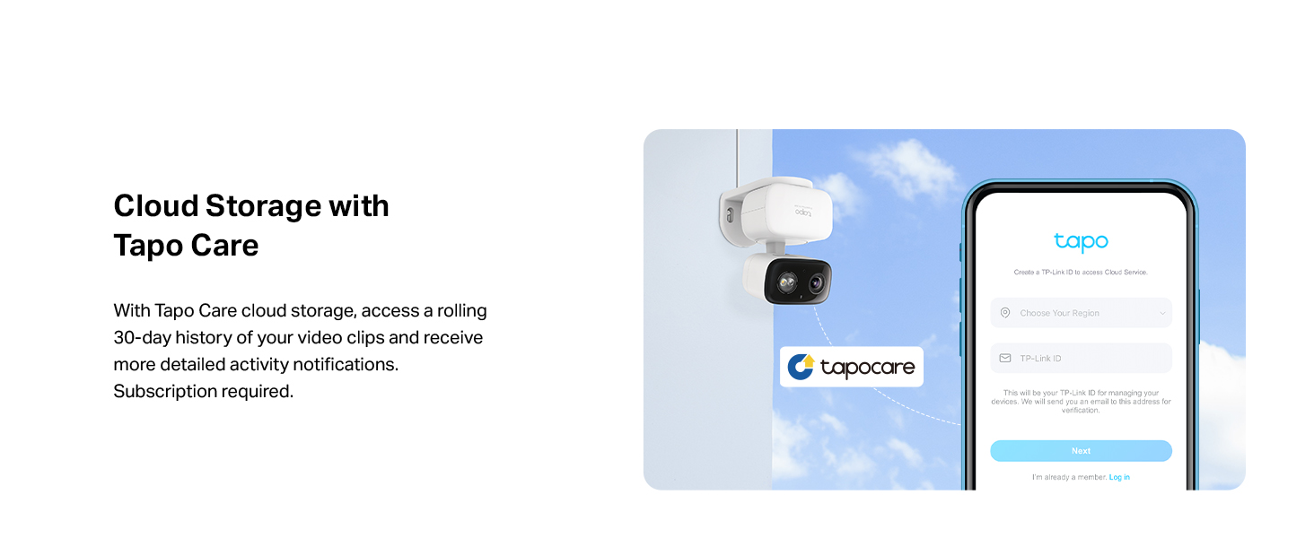 Tapo 2K Indoor/Outdoor Pan/Tilt Wired Security Camera - Baby Monitoring, Person & Baby Cry Detection, 360° Motion Tracking, Night Vision, No-Subscription Local Storage or Optional Cloud, C216 (2-Pack) — product image