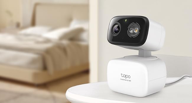 Tapo 2K Indoor/Outdoor Pan/Tilt Wired Security Camera - Baby Monitoring, Person & Baby Cry Detection, 360° Motion Tracking, Night Vision, No-Subscription Local Storage or Optional Cloud, C216 (2-Pack) — product image