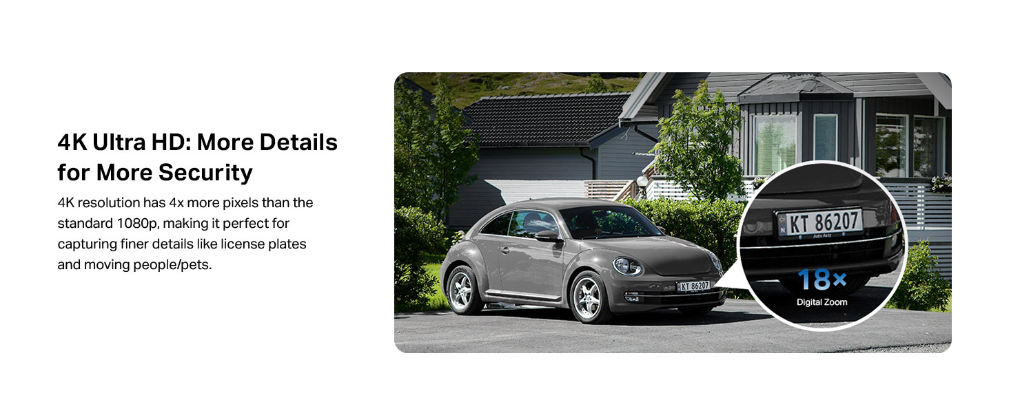 Tapo 4K Outdoor Pan/Tilt Wireless Security Camera - Battery with Solar Charging, 360° Motion Track, 24/7 Capture, Person/Vehicle Detection, Subscription-Free Local Storage or Optional Cloud, C660 KIT — product image