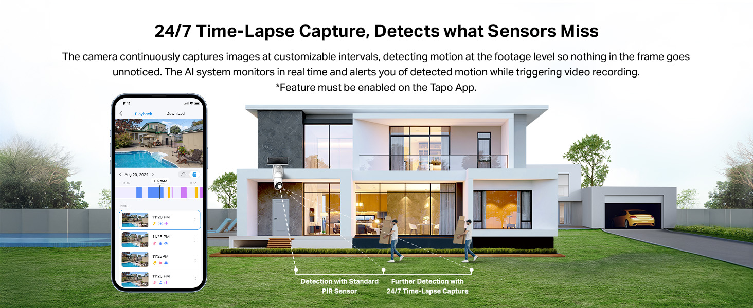 Tapo 4K Outdoor Pan/Tilt Wireless Security Camera - Battery with Solar Charging, 360° Motion Track, 24/7 Capture, Person/Vehicle Detection, Subscription-Free Local Storage or Optional Cloud, C660 KIT — product image