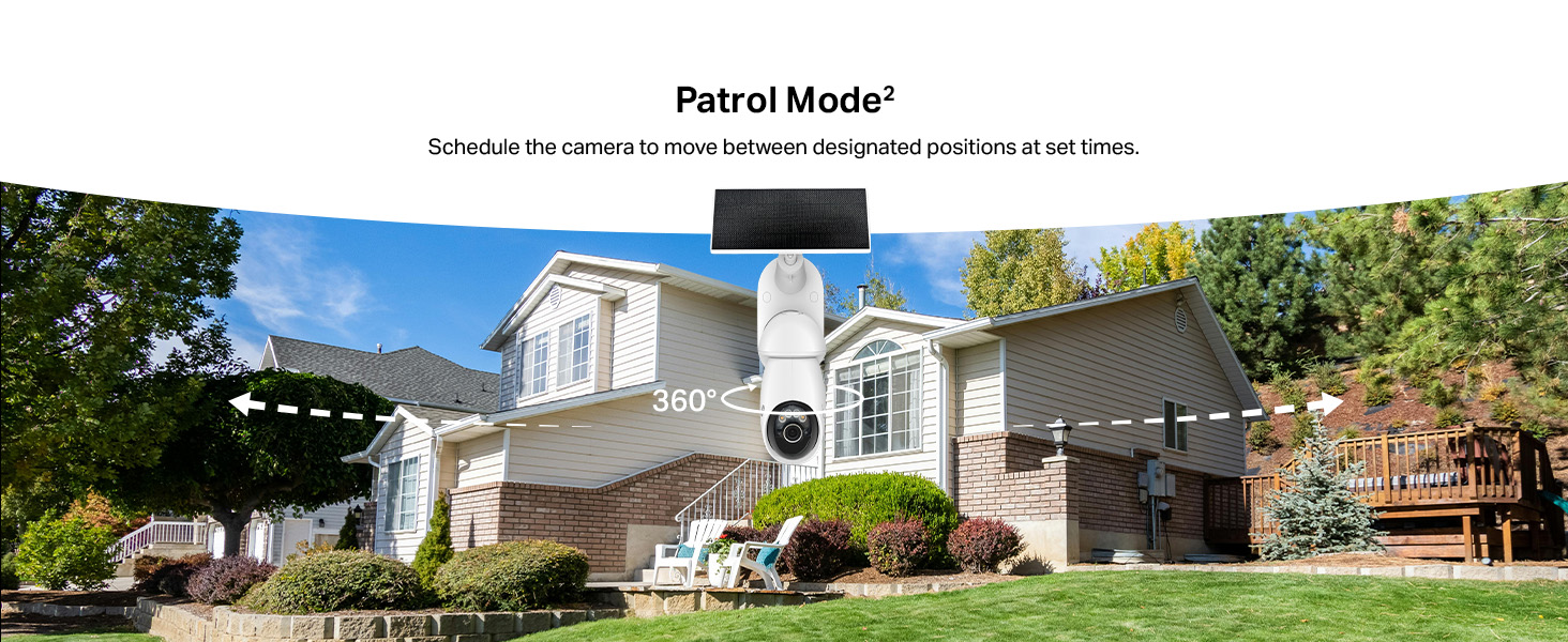Tapo 4K Outdoor Pan/Tilt Wireless Security Camera - Battery with Solar Charging, 360° Motion Track, 24/7 Capture, Person/Vehicle Detection, Subscription-Free Local Storage or Optional Cloud, C660 KIT — product image