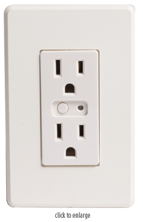 LOM-15 - Scene Capable Dual Outlet Receptacle