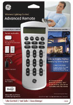 Lighting Control Advanced Remote, Thermostat Control, 18 Lights/Groups/Scenes