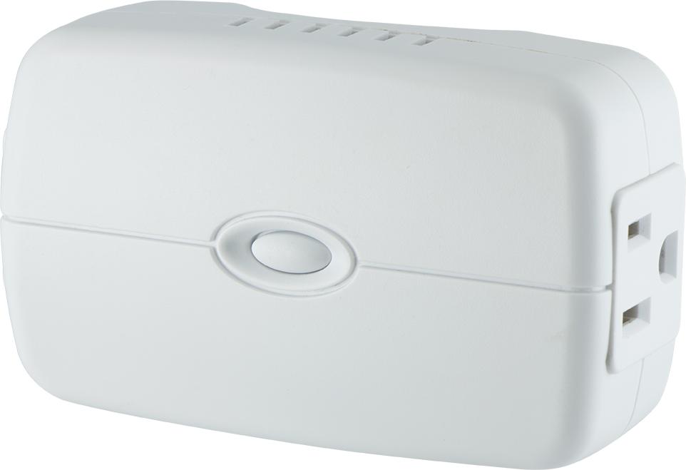 Plug-In On/Off Relay Control, With Pass-through outlet