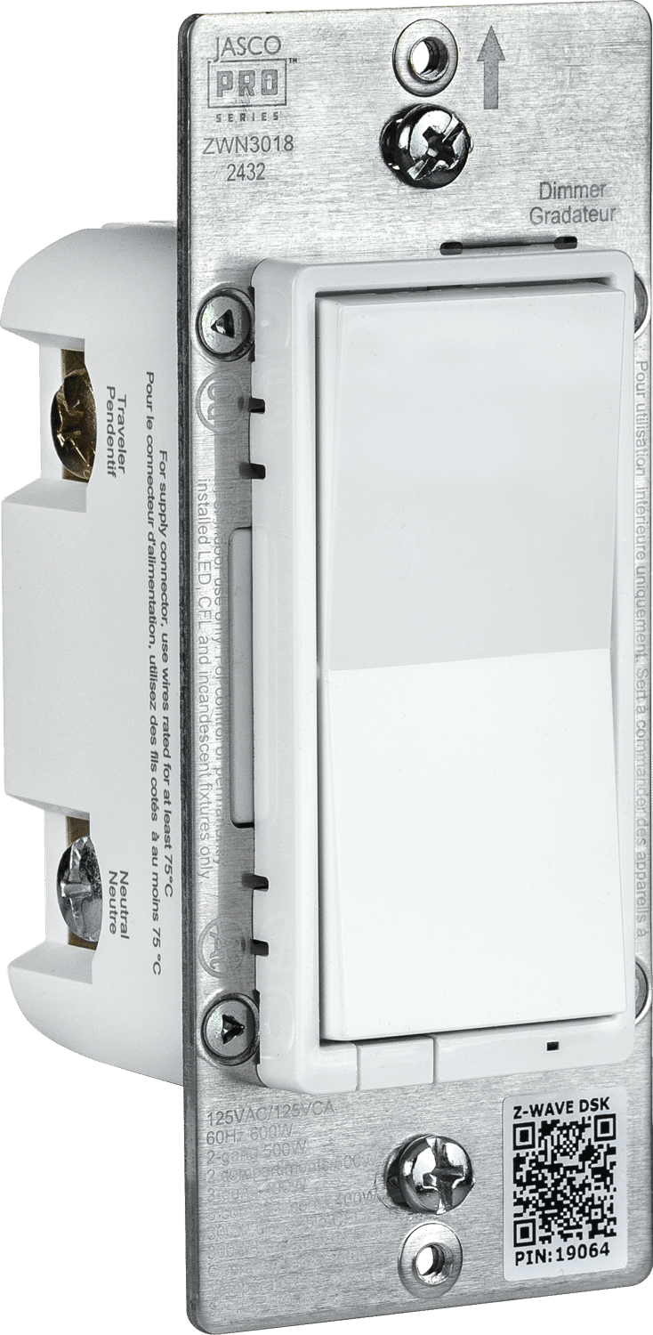 Z-Wave In-Wall Smart Dimmer (Paddle)
