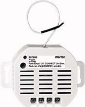 507900 - radio receiver, flush-mounted, 1-gang universal dimmer