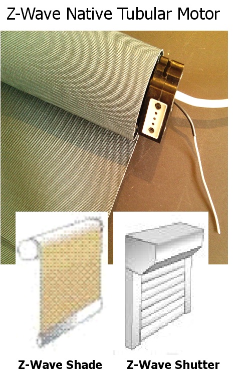 Z-Wave Native Tubular Motor