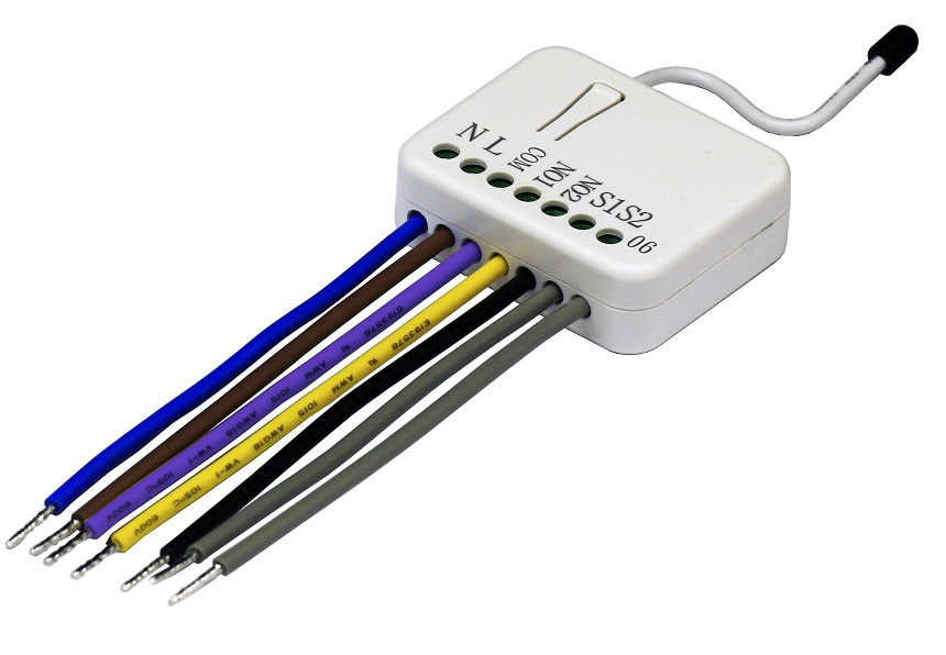 In Wall Dual relay(1 way) switch module
