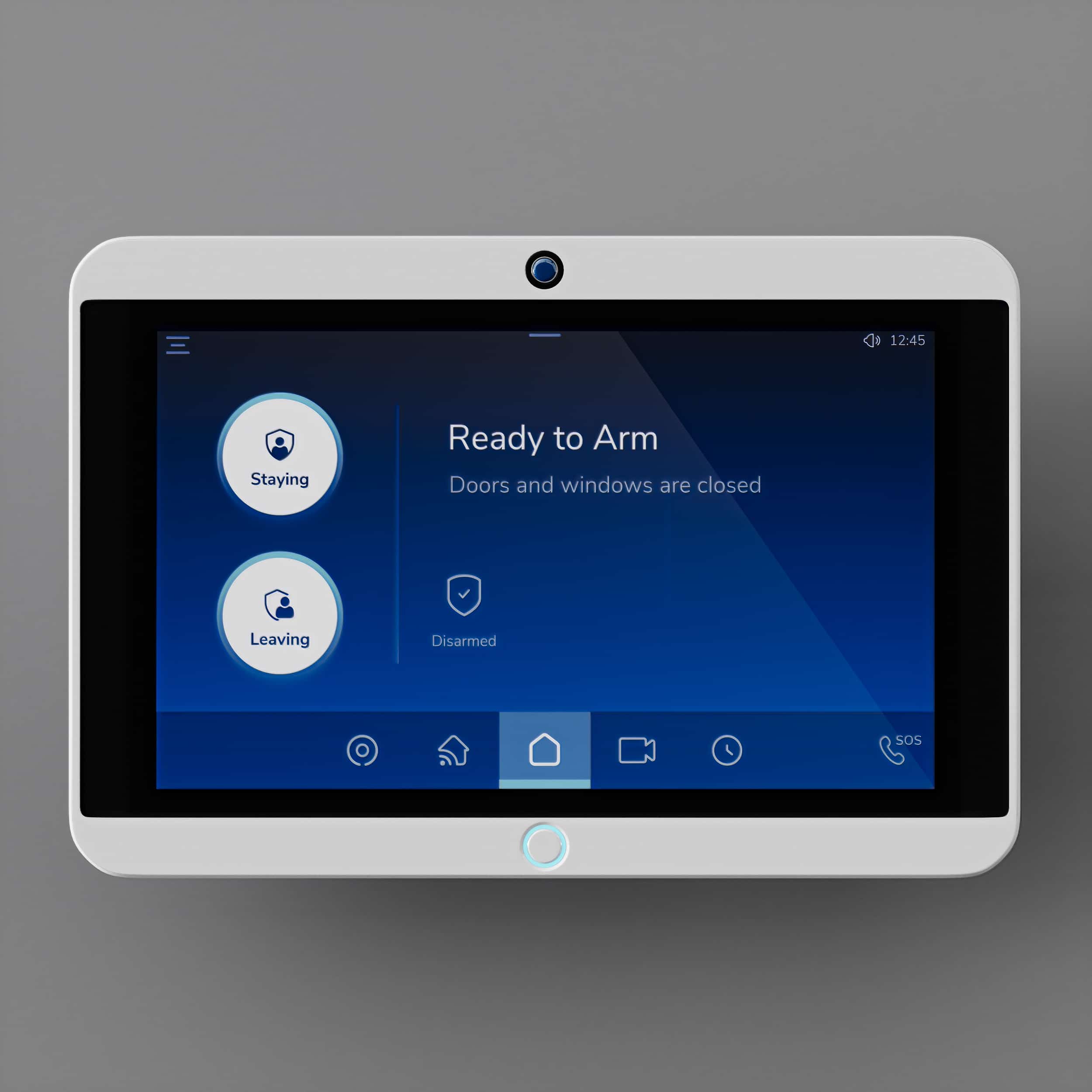 Wireless Residential Burglar-Alarm/Fire/Health Warning Unit