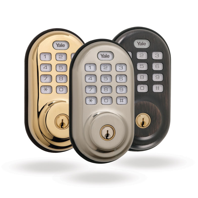 Yale Real Living Push Button Deadbolt