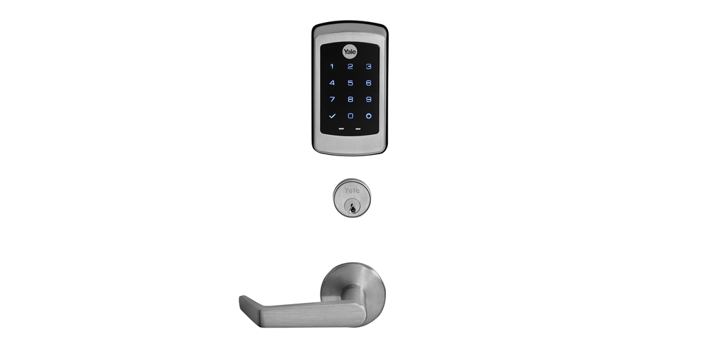 nexTouch Sectional Mortise Touch Screen Keypad Lock with Cylinder & No Deadbolt