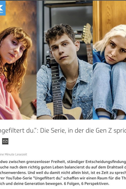 Poster for Ungefiltert du.